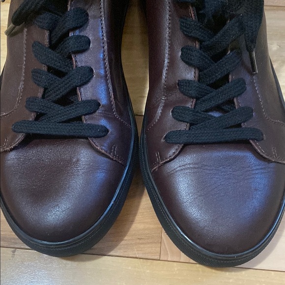 Rudsak Burgundy Leather High-Top Sneakers - Picture 15 of 17